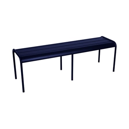 Banc Luxembourg métal bleu 3/4 places / L 145 cm - Aluminium - Fermob
