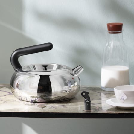 Bouilloire Bulbul argent métal / 2,5L - Induction / Alessi 100 Values Collection - Alessi
