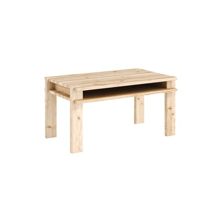 Tuck Coffee table natural wood / 80 x 50 cm - Under-tray storage - KARUP
