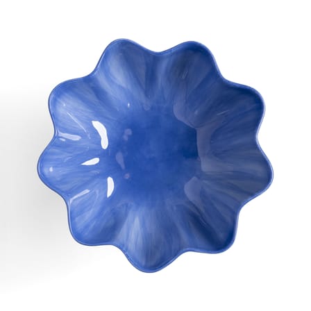 Coupe Sun céramique bleu / Ø 24,5 x H 19 cm - & klevering