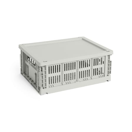 Couvercle  plastique gris / Pour panier Colour Crate Medium 27 x 35 cm - Hay