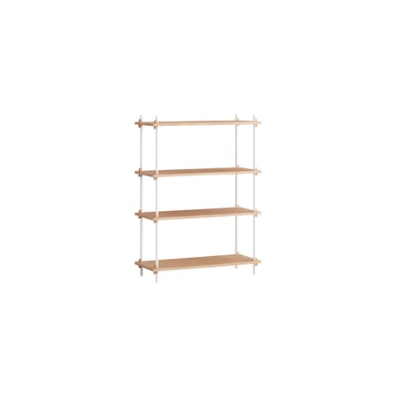 Étagère Shelving System - s.115.1.A bois naturel / L 85 x H 115 x Prof. 35 cm - MOEBE