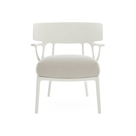 Fauteuil rembourré A.I. Lounge OUTDOOR tissu beige - Kartell