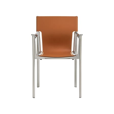 Fauteuil Venice cuir marron - Magis