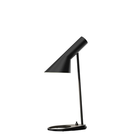 Lampe de table AJ Mini métal noir / H 43 cm - Orientable / Arne Jacobsen, 1957 - Louis Poulsen