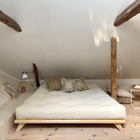Lit double Senza / Pour matelas 160 x 200 cm - KARUP DESIGN