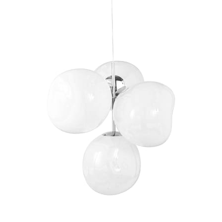 Pendelleuchte Melt Chandelier Small plastikmaterial weiß / LED - Ø 98 x H 103 cm - Tom Dixon