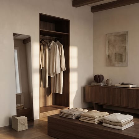 Miroir à poser Kubis / L 22 x H 168 cm - Pierre naturelle - 101 COPENHAGEN