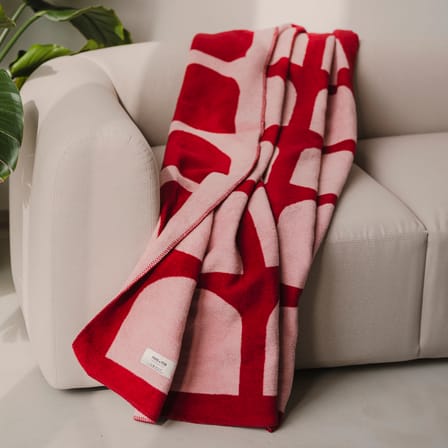 Plaid Gilli rose / 150 x 200 cm - NOO.MA