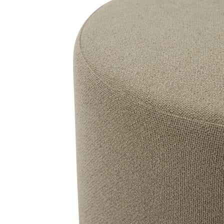 Pouf Stilla tissu beige / Polyester recyclé - AYTM