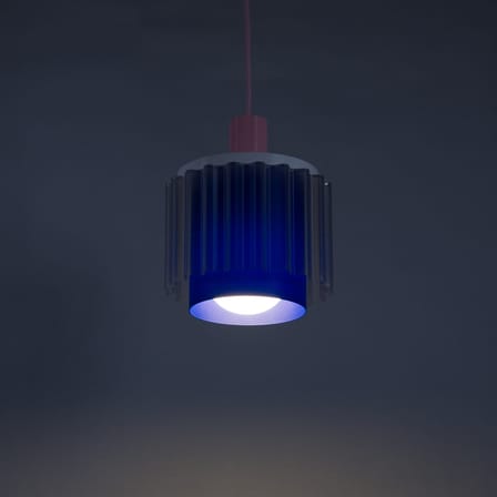 Suspension Gigi n°4 / Ø 18 x H 21 cm - Plastique recyclé / Fabriqué en France - Warren & Laetitia