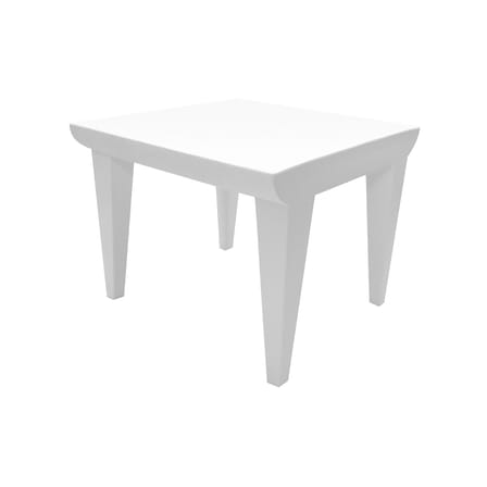 Table basse Bubble Club plastique blanc / 51 x 51 cm - Philippe Starck, 2000 - Kartell