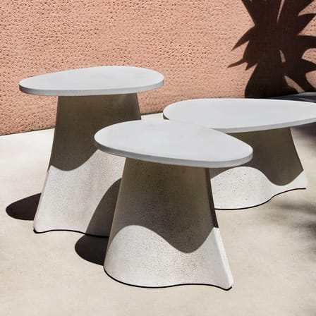 Table basse Fossil Medium / 36 x 50 x H 42 cm - MDF Italia