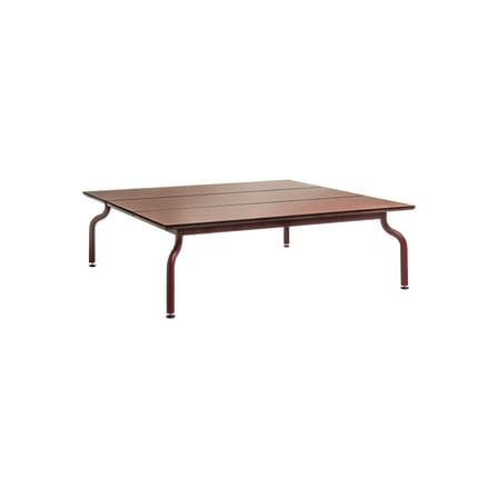 Table basse South pierre rouge / 120 x 120 x H 38 cm - Pierre de lave - Magis
