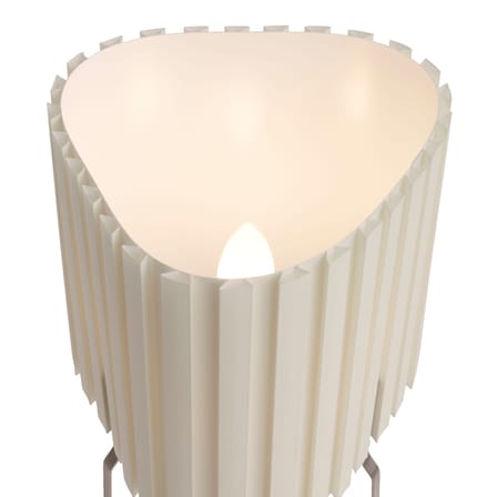 Canelé Table lamp textile white - Hay
