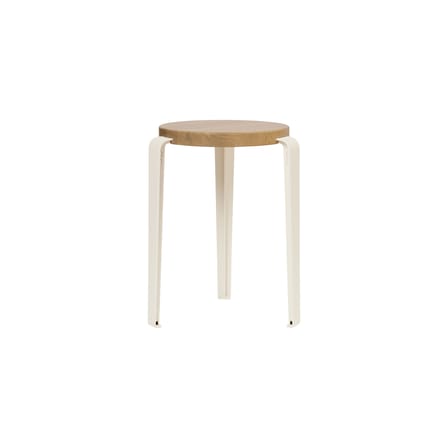 Tabouret empilable Lou / H 45 cm - Chêne éco-certifié - TIPTOE