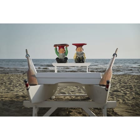 Table d'appoint Gnome Attila plastique vert / Philippe Starck, 2000 - Kartell