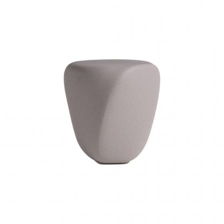 Tavolino d'appoggio Reborn materiale plastico bianco 40 x 42 x H 45 cm - 100% riciclato - Slide