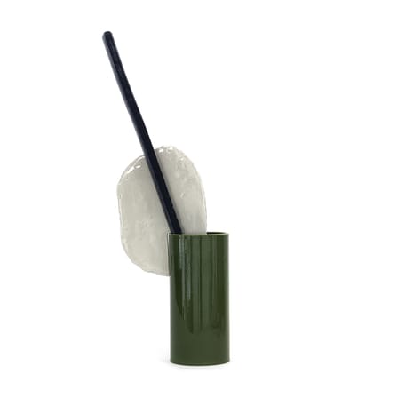 Vase Découpage - Barre céramique vert / Bouroullec, 2020 - Vitra