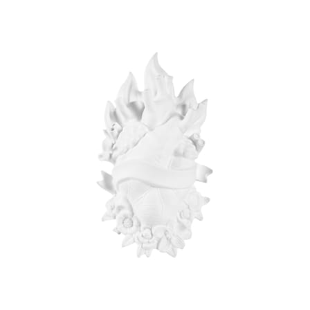 Vase Holy Love in Bloom céramique blanc / H 34 cm - Autocollants INCLUS - Seletti