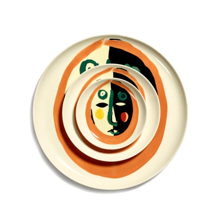 Assiette de présentation Feast céramique multicolore / Ø 35 x H 2 cm - Serax