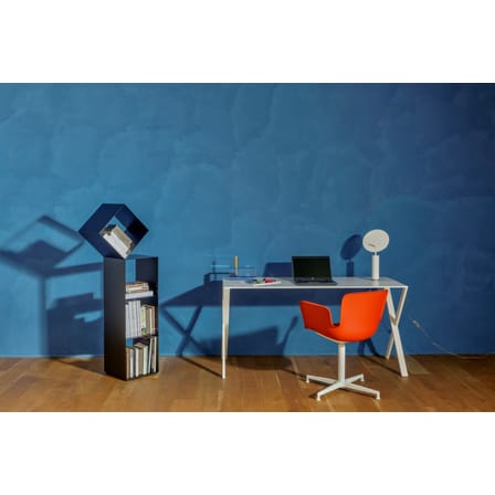 Bibliothèque Drop métal blanc / Nendo, 2012 - L 54 x H 140 cm - Cappellini