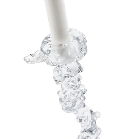 Bougeoir Drip Glass Large verre transparent / H 25 cm - Pols Potten