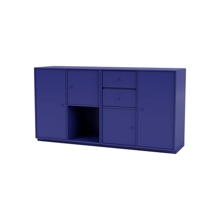 Buffet Couple bois bleu / L 139.2 x P 38 x H 72,6 cm - MONTANA