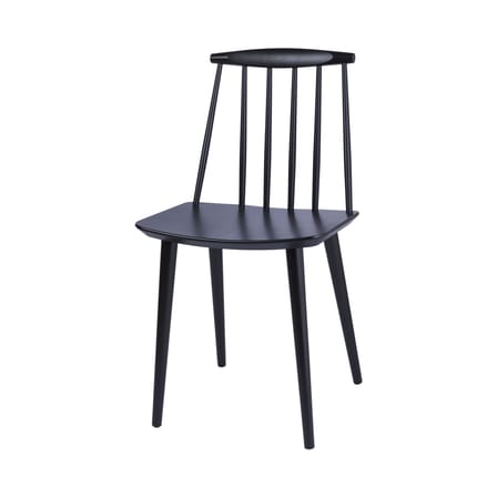 Chaise J77 bois noir / Réédition années 60 - Hay