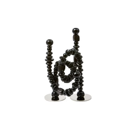 Chandelier Perles verre noir - Pols Potten