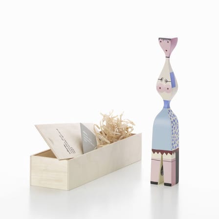 Décoration Wooden Dolls - No. 7 bois multicolore / By Alexander Girard, 1952 - Vitra