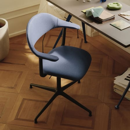 Drehsessel Mynt Soft textil blau - Vitra