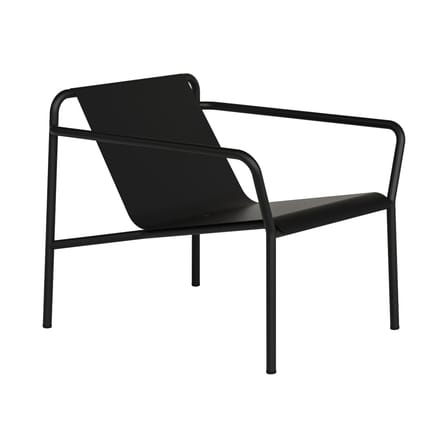 Fauteuil bas Panorama métal noir - TIPTOE