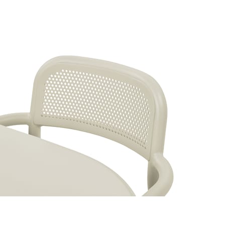 Lot de 2 fauteuils empilables Toní métal beige - Fatboy