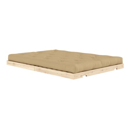 Divano convertibile Flip legno beige / L 145 cm - 3 posizioni - KARUP DESIGN