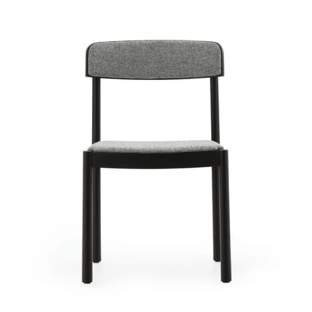 Gepolsterter Stuhl Timb textil grau - Normann Copenhagen