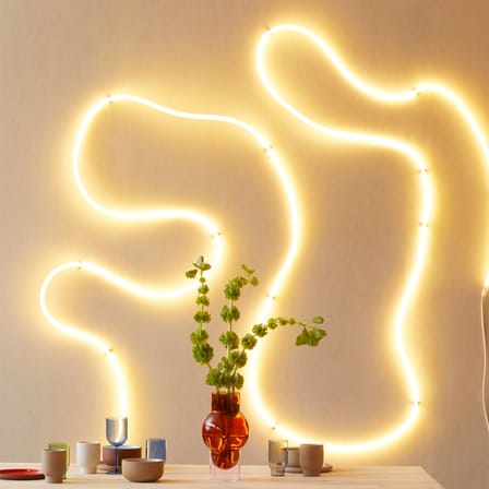Guirlande lumineuse Flex Tube LED plastique blanc / 9 mètres - Néon LED flexible - STUDIO ABOUT
