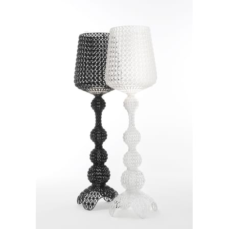 Lampadaire d'extérieur Kabuki Outdoor plastique blanc / LED - H 165 cm - Kartell
