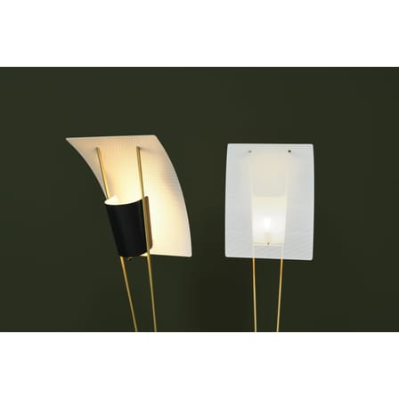 Lampadaire G30 métal blanc noir or / Réédition 1958, Pierre Guariche - SAMMODE STUDIO