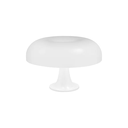 Lampe de table Masters' Pieces - Nesso plastique blanc / 1967 - Ø 54 cm - Artemide