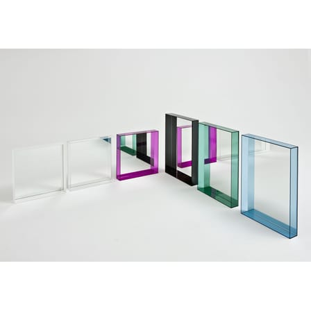 Miroir mural Only me plastique transparent / L 50 x H 70 cm - Philippe Starck, 2012 - Kartell