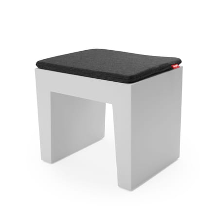 Outdoor-Kissen  textil grau / Für Hocker Concrete Seat - Olefin-Stoff - Fatboy