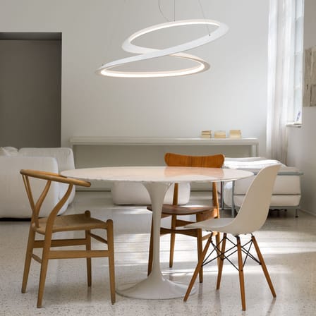 Kepler MINOR Uplight LED Pendant metal white / Ø 84 cm-  Upwards lighting - Nemo