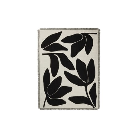 Plaid Herbert noir / 130 x 180 cm - BROSTE COPENHAGEN