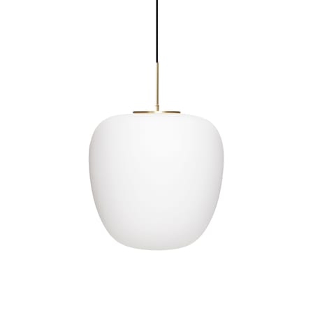 Suspension Muse verre blanc / Ø 40 cm - HÜBSCH