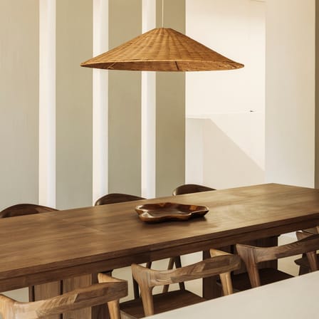 Table à rallonge Double bois marron / L 200 à 300 cm - 8 à 12 personnes - Ethnicraft