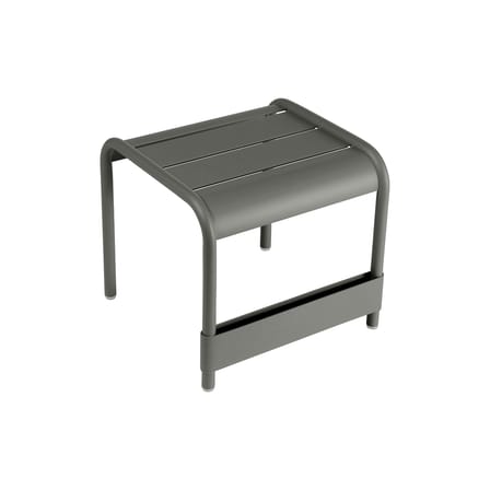 Table d'appoint Luxembourg métal vert gris / Repose-pieds - 44 x 42 cm - Fermob