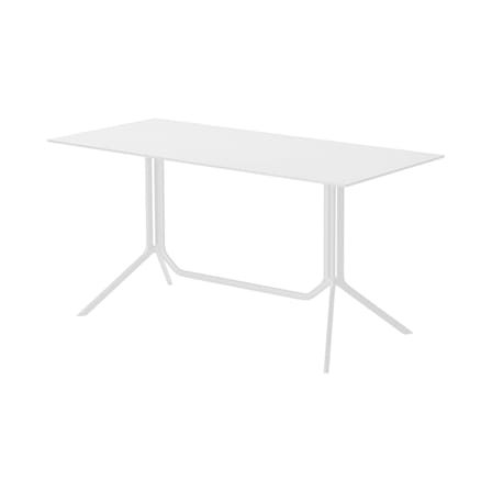 Table pliante Poule double blanc / 120 x 60 cm - HPL - Kristalia