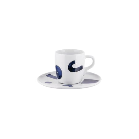 Set de 4 tasses à espresso + soucoupes Itsumo - Yunoki - Alessi