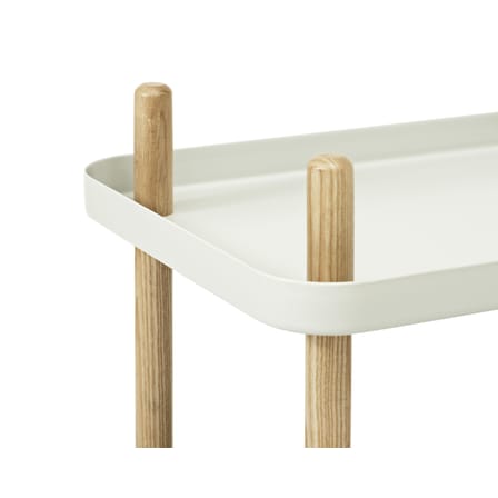 Ablage Block metall grau / auf Rollen - Normann Copenhagen